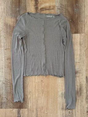 Abercrombie Boatneck Long Sleeve Tee